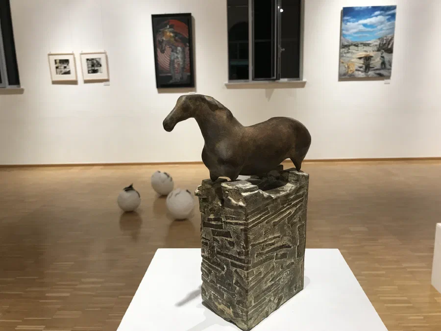 Ausstellungsansicht Impressionen 2021 Gestalten des Mythos, Alte Turnhalle Lohr am Main (5/5)